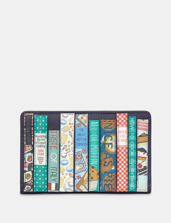 Cook Bookworm Library Zip Around Leather Purse