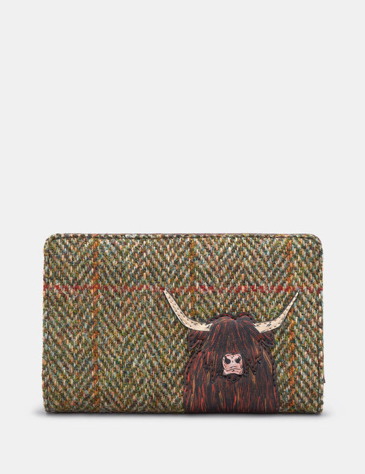 Highland Cow Flap Over Purse