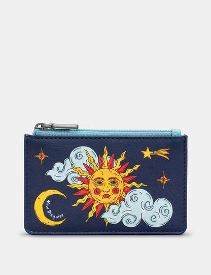 Scribble Street Celestial Zip Card Holder | Purse