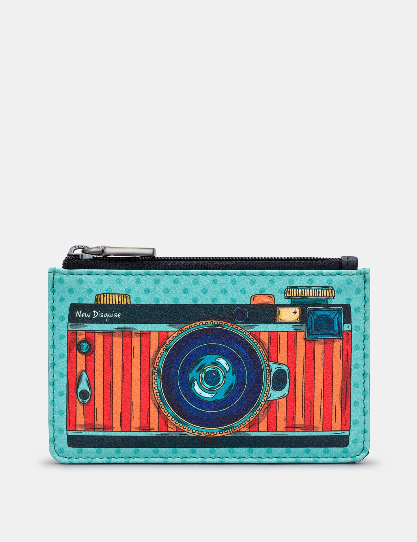 Scribble Street Camera Zip Card Holder | Purse