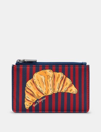 Scribble Street Croissant Zip Card Holder | Purse