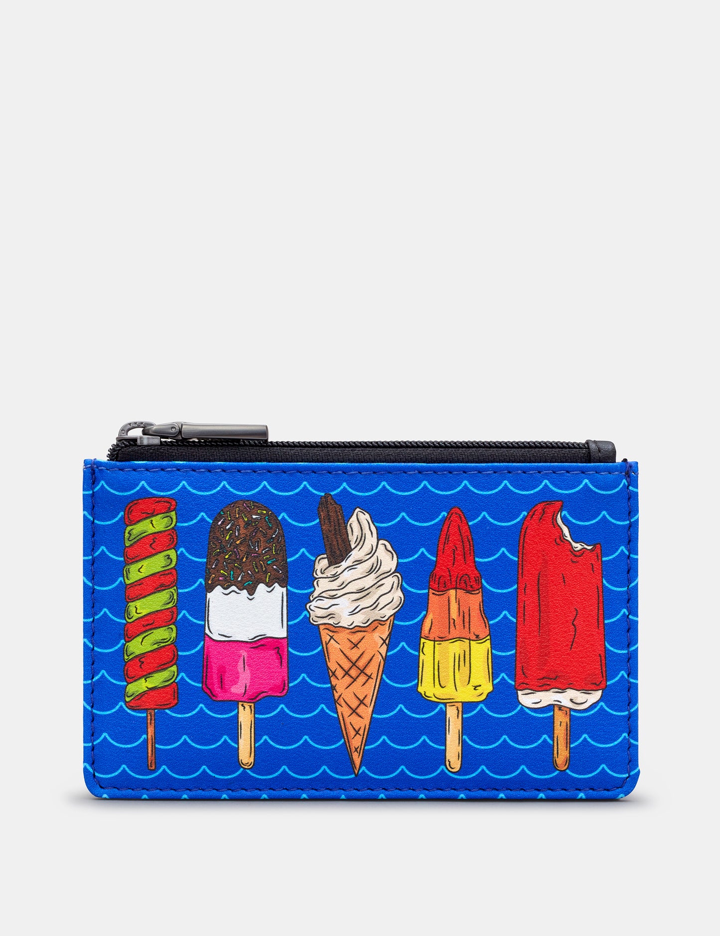 Scribble Street Ice Cream Zip Card Holder | Purse
