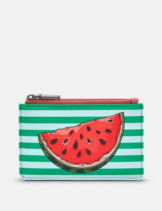 Scribble Street Melon Zip Card Holder | Purse
