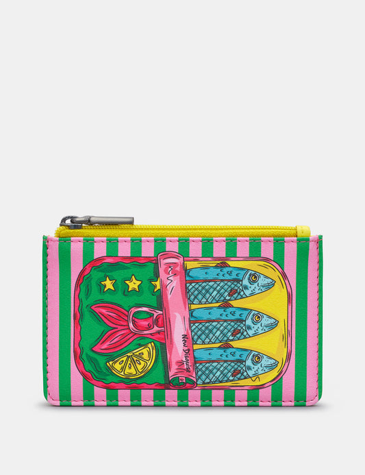 Scribble Street Sardines Zip Card Holder | Purse