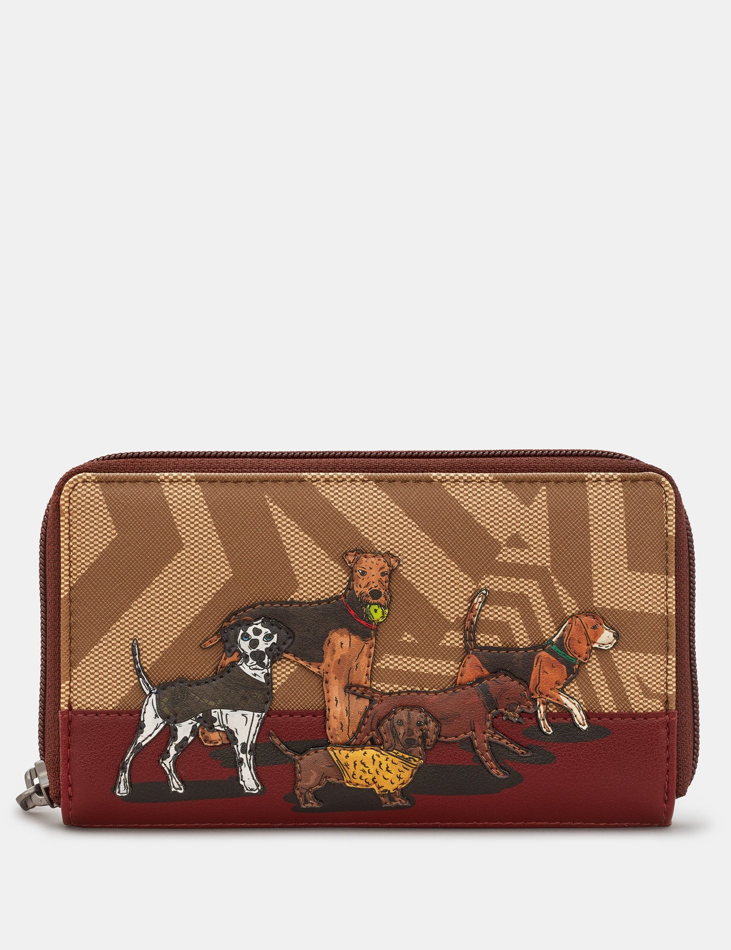 Dog Walk Zip Round Purse
