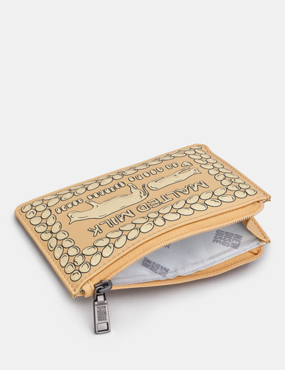 Malted Milk Zip Top Purse