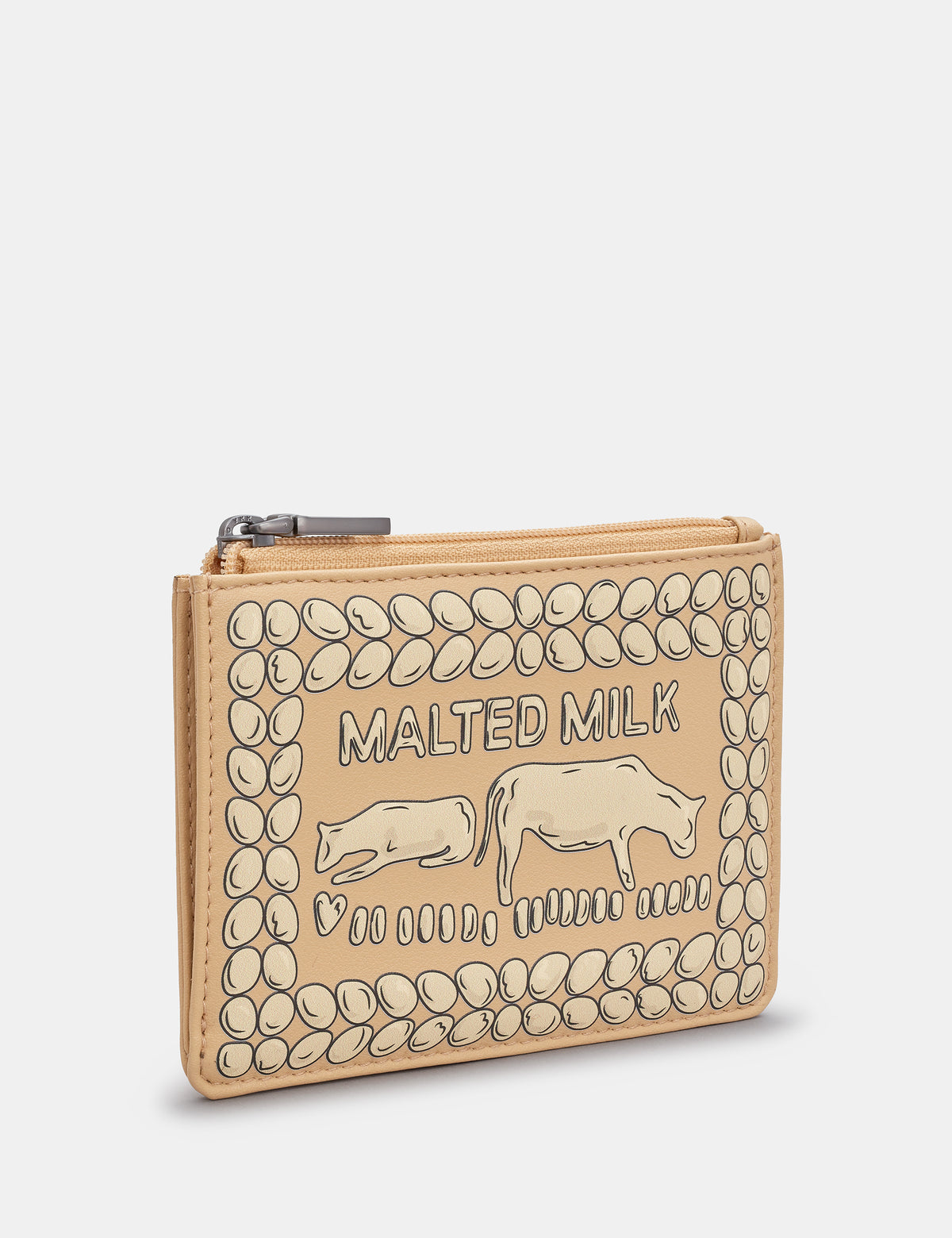 Malted Milk Zip Top Purse