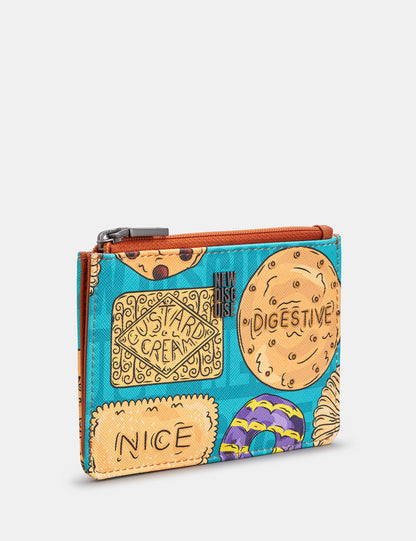 Biscuit Selection Zip Top Purse