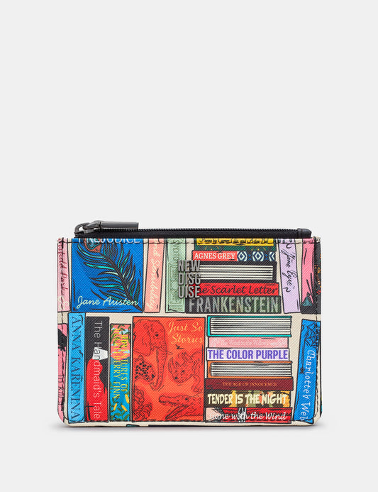 Classic Library Zip Top Purse