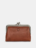 Aubrey Leather Triple Frame Purse