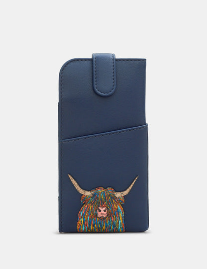 Highland Cow Glasses Case