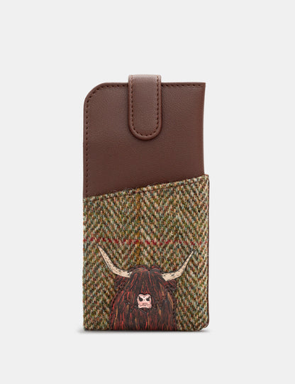 Highland Cow Glasses Case