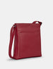 Bryant Cherry Red Leather Cross Body Bag