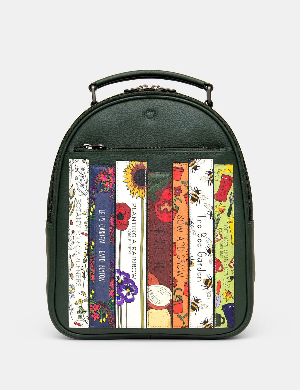 Green Fingers Bookworm Leather Backpack