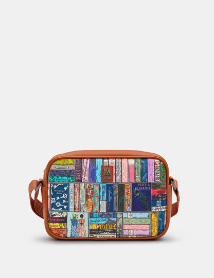 Jane Austen Library Cross Body Bag