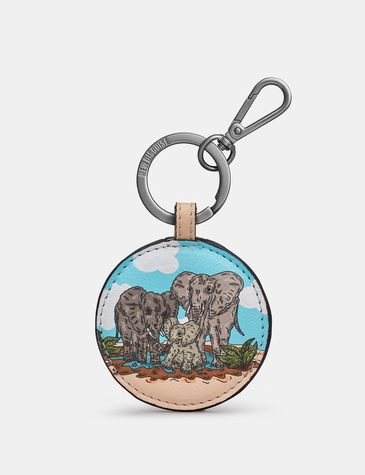 Scribble Street Elephant Keyring / Charm