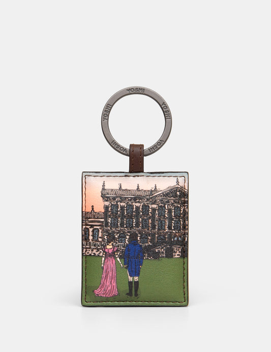 Jane Austen Pemberley 1813 Leather Keyring