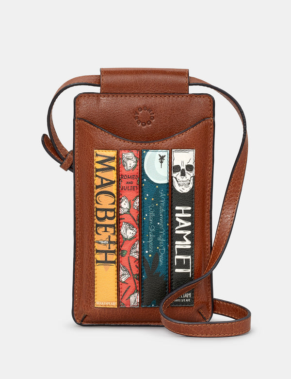 Shakespeare Bookworm Leather Phone Case