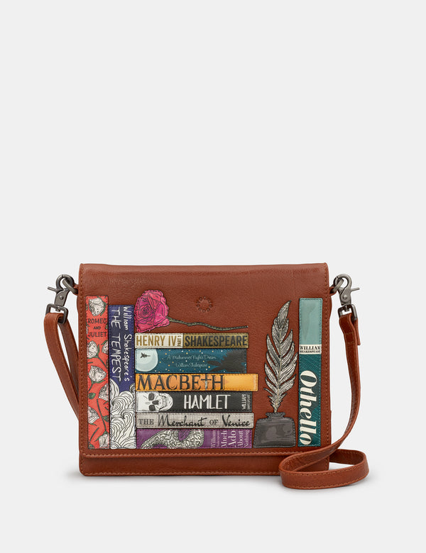 Shakespeare Bookworm Triple Gusset Flap Over Bag