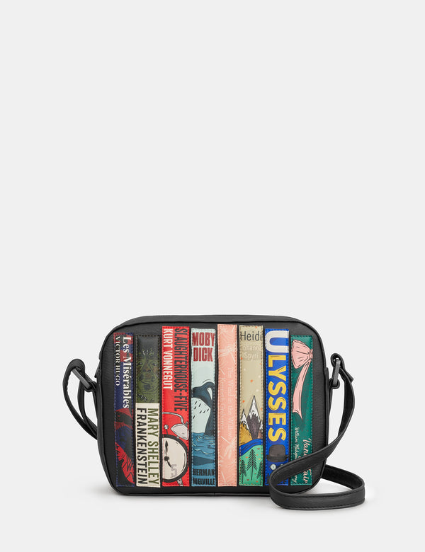 Vegan Leather Bookworm Black Camera Bag