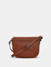 Clarendon Flap Over Leather Cross Body Bag