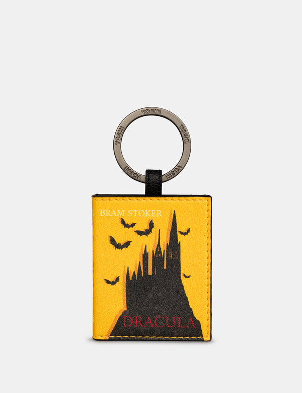 Dracula Book Cover Vegan Leather Keyring